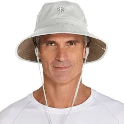 Coolibar Men's Featherweight UPF 50+ Bucket Hat