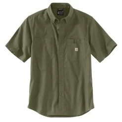 Carhartt Men's Rugged Flex Rigby Short-Sleeve Shirt 10 Carhartt Men's Rugged Flex Rigby Short-Sleeve Shirt -Stylish Men's Store 103555 G72 MS23 e
