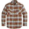 Pendleton Men's Plaid Burnside Double-Brushed Flannel Long-Sleeve Shirt -Stylish Men's Store 10544688x1270717 zm GREY RED BROWN