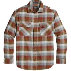 Pendleton Men's Plaid Burnside Double-Brushed Flannel Long-Sleeve Shirt