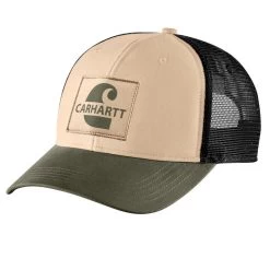 Carhartt Men's Mesh-Back Logo Graphic Cap -Stylish Men's Store 105692 W07 MS23 e