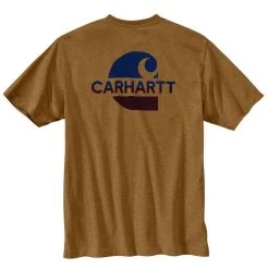Carhartt Men's Loose Fit Heavyweight Pocket C Graphic Short-Sleeve T-Shirt