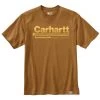 Carhartt Men's Relaxed Fit Heavyweight Outdoors Graphic Short-Sleeve T-Shirt -Stylish Men's Store 105754 BRN MS23 e
