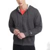 Champion Men's Powerblend Full Zip Hoodie -Stylish Men's Store 133507 GraniteHeather FRONT