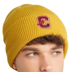 Champion Men's Beanie With Cuff -Stylish Men's Store 136190 H78949590885 ROYAL GOLD FRONT