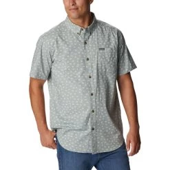 Columbia Men's Rapid Rivers Printed Short-Sleeve Shirt