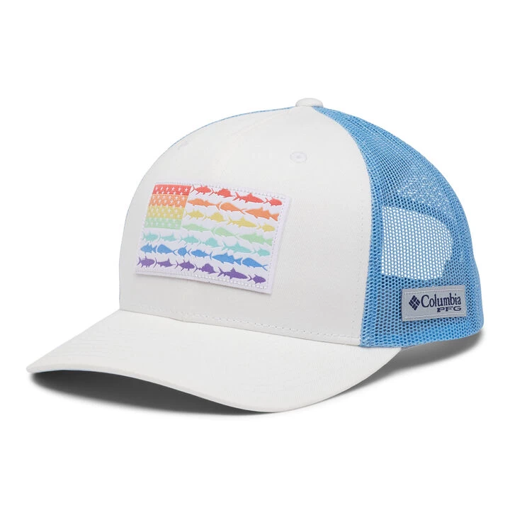 Columbia Men's PFG Fish Flag Mid Crown Mesh Snapback Hat 4 Columbia Men's PFG Fish Flag Mid Crown Mesh Snapback Hat - Image 2