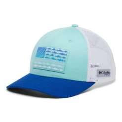 Columbia Men's PFG Fish Flag Mid Crown Mesh Snapback Hat 7 Columbia Men's PFG Fish Flag Mid Crown Mesh Snapback Hat -Stylish Men's Store 1837003 497 f