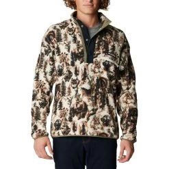 Columbia Men's Helvetia Half-Snap Fleece Pullover -Stylish Men's Store 1889851 191 f