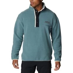 Columbia Men's Helvetia Half-Snap Fleece Pullover -Stylish Men's Store 1889851 346 f