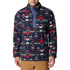 Columbia Men's Helvetia Half-Snap Fleece Pullover -Stylish Men's Store 1889851 478 f