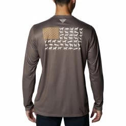 Columbia Men's PHG Terminal Shot Game Flag Long-Sleeve Shirt -Stylish Men's Store 1956111 254 b preview download