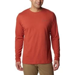 Columbia Men's Thistletown Hills Crew Long-Sleeve Shirt -Stylish Men's Store 2013801 849 f om