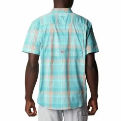 Columbia Men's PFG Super Bonefish Short Sleeve Shirt -Stylish Men's Store 2033261 443 b preview download