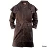Outback Trading Men's Low Rider Duster Oilskin Coat 2 Outback Trading Men's Low Rider Duster Oilskin Coat -Stylish Men's Store 2042 Brown LGTxt