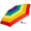 ShedRain Rainbow Stripe Automatic Compact Umbrella -Stylish Men's Store 2104 Rainbow Open 1 5000x