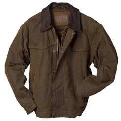 Outback Trading Men's Trailblazer Oilskin Jacket