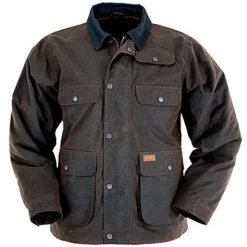 Outback Trading Men's Overlander Oilskin Jacket