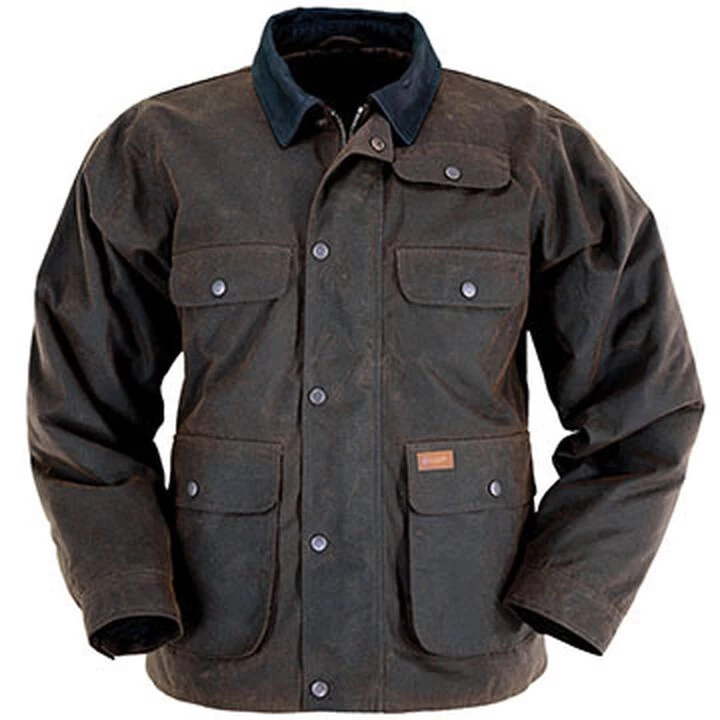 Outback Trading Men's Overlander Oilskin Jacket 3 Outback Trading Men's Overlander Oilskin Jacket