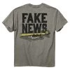 Buck Wear Men's Fake News Fish Short-Sleeve T-Shirt -Stylish Men's Store 2673 fakenews