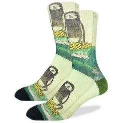 Good Luck Sock Men's Surfing Sloth Crew Sock