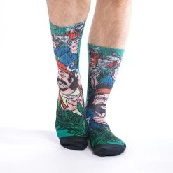 Good Luck Sock Men's Cheech & Chong DEA Crew Sock 6 Good Luck Sock Men's Cheech & Chong DEA Crew Sock -Stylish Men's Store 4104 Good Luck Sock Cheech Chong DEA Socks 3