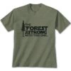 Earth Sun Moon Trading Men's The Forest Is Strong Short-Sleeve T-Shirt