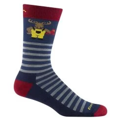 Darn Tough Vermont Men's Wild Life Lightweight Lifestyle Crew Sock