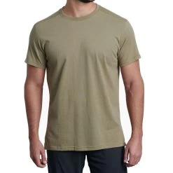 Kuhl Men's Bravado Short-Sleeve Shirt -Stylish Men's Store 7200 Bravado Spanish Moss Front