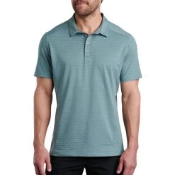 Kuhl Men's AirKuhl Polo Short-Sleeve Shirt 10 Kuhl Men's AirKuhl Polo Short-Sleeve Shirt -Stylish Men's Store 7344 airkuhl polo deep waters front pdp photo