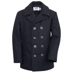 Schott NYC Men's Melton Wool Pea Coat