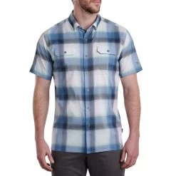 Kuhl Men's Response Short-Sleeve Shirt -Stylish Men's Store 7452 response brisk blue front pdp photo