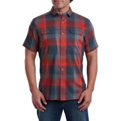 Kuhl Men's Response Short-Sleeve Shirt -Stylish Men's Store 7452 response red galaxy front pdp photo