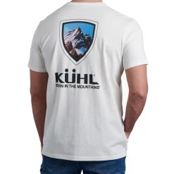 Kuhl Men's Mountain T Short-Sleeve Shirt -Stylish Men's Store 7456 Mountain T White Back