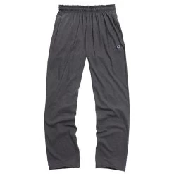 Champion Men's Authentic Open Bottom Jersey Pant -Stylish Men's Store Authentic Open Bottom Jersey Pant G61 GRANITE HEATHER