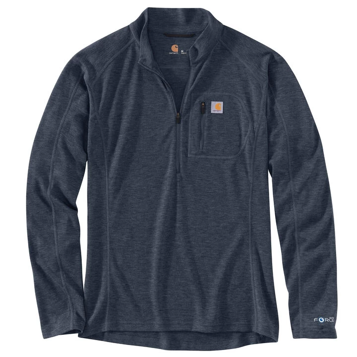 Carhartt Men's Base Force Heavyweight Poly-Wool Quarter-Zip Base Layer Top - Image 2