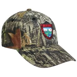 Maine Inland Fisheries And Wildlife Men's Trout Hat -Stylish Men's Store C855 MaineIFW MensCamoTroutHat MossyOak 3