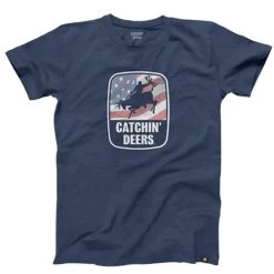 Catchin' Deers Men's Giddy Up Patriot Short-Sleeve Shirt