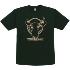 NH Printworks Men's KTP Coming & Going Moose Short-Sleeve T-Shirt -Stylish Men's Store COMGO Forest 1