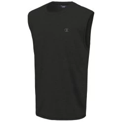Champion Men's Classic Cotton Muscle Tee 7 Champion Men's Classic Cotton Muscle Tee -Stylish Men's Store CT0222 Black 003