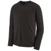 Patagonia Men's Capilene Midweight Crew Baselayer Shirt -Stylish Men's Store Capilene Midweight Crew Baselayer Shirt 44427 blk black