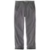 Carhartt Men's Rugged Flex Rigby Dungaree Knit Lined Pant -Stylish Men's Store Carhartt 103342 039 Gravel