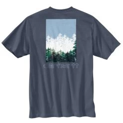 Carhartt Men's Relaxed Fit Heavyweight Outdoors Graphic Pocket Short-Sleeve T-Shirt 7 Carhartt Men's Relaxed Fit Heavyweight Outdoors Graphic Pocket Short-Sleeve T-Shirt -Stylish Men's Store Carhartt 105718 BLSBluestone 2Back