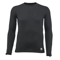 Carhartt Men's Force Lightweight Stretch Grid Crew Neck Long-Sleeve Base Layer Top