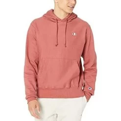Champion Men's Reverse Weave Hoodie -Stylish Men's Store Champion GF68 Y06145 Sandalwood Red