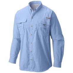 Columbia Men's PFG Bahama II Long-Sleeve Omni-Shade Shirt 20 Columbia Men's PFG Bahama II Long-Sleeve Omni-Shade Shirt -Stylish Men's Store Columbia 1011621 486 f