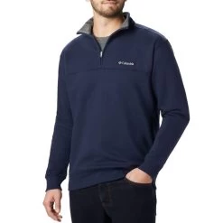Columbia Men's Hart Mountain II Half-Zip Pullover 13 Columbia Men's Hart Mountain II Half-Zip Pullover -Stylish Men's Store Columbia 1411621 470 Carbon