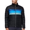 Cotopaxi Men's Fuego Down Jacket -Stylish Men's Store Cotopaxi FJ BlackPacificStripes 1