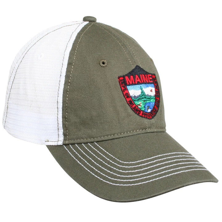 Maine Inland Fisheries And Wildlife Men's Trout Trucker Hat 5 Maine Inland Fisheries And Wildlife Men's Trout Trucker Hat - Image 3