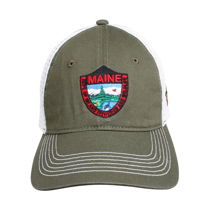 Maine Inland Fisheries And Wildlife Men's Trout Trucker Hat 6 Maine Inland Fisheries And Wildlife Men's Trout Trucker Hat - Image 4